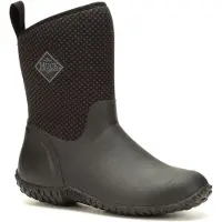 Muck Laarzen RHS Muckster II Korte Rubber+Neopreen Charcoal Print Regenlaarzen Schoenen