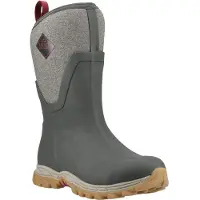 Muck Boots Arctic Sport II Mid Rubberen Dames Olijf/herringbone Winterlaarzen Tot Halverwege De Kuit
