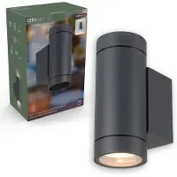 Led's Light Led | Outdoor | Muurlamp | Nubië | 2x gu10 | IP44 | Antraciet