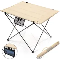 TY Viator - Campingtafel inklapbaar - Vouwtafel - beige kleur