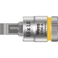 Silverline 8700 A FL 05003321001 Plat Dopsleutel-bitinzet 5.5 mm 1/4 (6.3 mm)