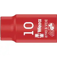 Wera 8790 B VDE 05004954001 Dop (zeskant) VDE-dopsleutelinzet Geïsoleerd 10 mm 3/8 10 mm 3/8 (10 mm)