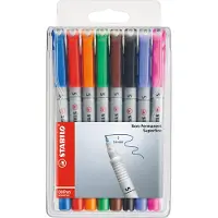Stabilo OHPen - Uitwisbare Marker - Universal S Punt 0,4 mm - Etui Met 8 Kleuren
