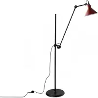 DCW éditions Vloerlampe , Rood, Woonkamer, Metaal