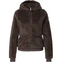 Only Play Functionele fleece jas 'ONPFluffy' donkerbruin