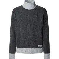 Pepe Jeans Trui 'Purcel' lichtgrijs / donkergrijs