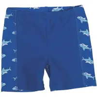 Playshoes Zwemshorts 'Hai' blauw / aqua / wit