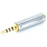 Coretek 2,5mm Jack 4-polig (m) - 3,5mm Jack 4-polig (v) adapter