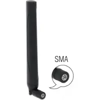 DeLOCK 5G antenne - omnidirectioneel - SMA (m) - -0,5-2,3 dBi / zwart