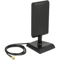 DeLOCK LTE antenne met SMA (m) connector - 2-4 dBi / zwart - 1 meter