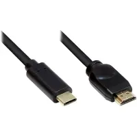 GOOD CONNECTIONS USB-C naar HDMI 4K 60Hz actieve kabel / zwart - 10 meter