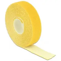 DeLOCK Klittenband - 3 meter - Geel -
