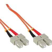ACT RL3015 Glasvezel Patchkabel Duplex LSZH SC/SC 62,5/125µm OM1 - 15 meter