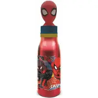Stor Spiderman Bewegend Doelwit Aluminium Fles Met 3d-figuurtje 690ml
