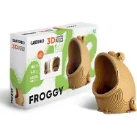 Cartonic -3D PUZZLE -FROGGY- puzzelen karton 3D DIY Creatief Speelgoed Decoratie Interieur Cadeau Ecologisch Voor kinderen en volwassenen