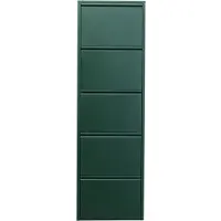 Kare design Schoenenkast Caruso groen 5 laden