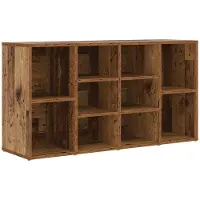 vidaXL Schoenenbank 103 x 30 x 54,5 cm Bewerkt hout Oudhout