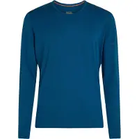 Icebreaker - 200 Oasis L/S Crewe - Merino-ondergoed M, blauw