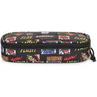 Eastpak Etui 'Oval Single' geel / rood / zwart / wit