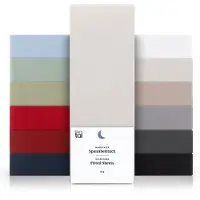 Blumtal Hoeslaken - Microfiber Hoeslakens - 140 x 200 x 30cm - Moonlight Grey - Grijs