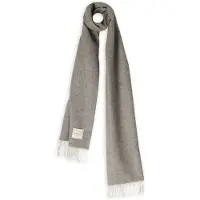 Profuomo Heren Sjaals Scarf Lambswool - Grijs - Maat ONESIZE