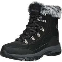 SKECHERS Veterlaarsjes nachtblauw / zwart / wit