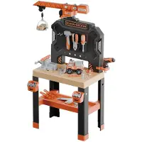 Smoby Workbench With Crane Educational Toy Oranje Kinderen