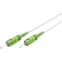 Goobay SC/APC Simplex FTTH kabel | OS2 | wit | LSZH | 30 meter