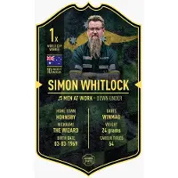 Winmau Ultimate Card Simon Whitlock Darts 37x25cm