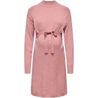 ONLY Maternity Gebreide jurk 'LEVA' pastelrood