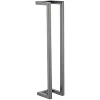 Guido Gusto Dual Handdoekrek industrieel 60x12,5x12,5cm gun metal