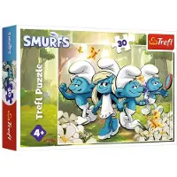 Trefl puzzel Smurfen avontuur - Smurfs The Movie 2024 - kinderpuzzel.