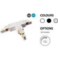 Powergear Onderdeel | Twisted T Connector R1 - R2 DALI 3-Circuits White | PRO-MD636R-W