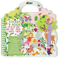 Avenir Stickerboek - Bos - Met 300 Stickers - 3 Jaar