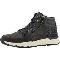 Mustang Veterboots 'Mart' donkerbruin / antraciet / donkergrijs