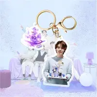 BTS 2023 10th Anniversary Plastic Keyring Acrylic Keychain Jimin [Sleutelhanger]