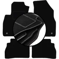 Premium Complete set veloursmatten voor: Fiat Doblo II 0 (2009-2020)