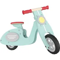Playtive Houten loopfiets - Scooter - In hoogte verstelbaar zadel, stimuleert de motoriek en traint het evenwicht - Aanbevolen leeftijd: vanaf 2 jaar