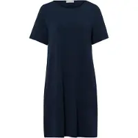 Hanro Nachthemd ' Natural Elegance ' donkerblauw