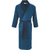 Carl Ross badjas met sjaalkraag 665200 night blue/sapphire 48/50