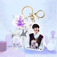 BTS 2023 10th Anniversary Plastic Keyring Acrylic Keychain J Hope [Sleutelhanger]