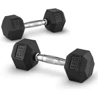 Famanu Dumbbell Set / voor heren Dames Workout Fitness Training Gewichtheffen, voor thuisgymnastiek 2x 5 kg
