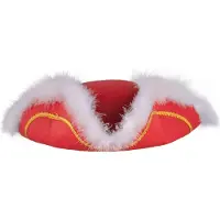 Funny fashion Hoed Dansmarietje Rood