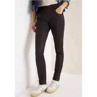 Cecil Dames Broek in lederlook - Bruin - 34