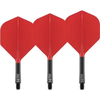 Red Dragon Nitro Flite System Black Red NO2 - Dart Flights