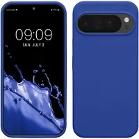 Kwmobile telefoonhoesje geschikt voor Google Pixel 10 Pro XL - Hoesje met siliconen coating - Smartphone case in Baltisch blauw