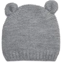 Sarlini - Baby Muts Grijs met Oortjes Wintermuts - 1 - 2 jaar