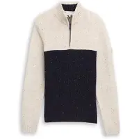 Tom Tailor Trui zwart / wolwit