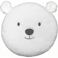 Villa Volance Sierkussen Ijsbeer - 100% Polyester - 30 cm