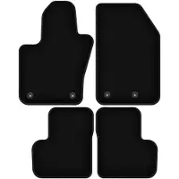 Basic zwarte veloursmatten voor: Fiat 500X II crossover (2018-)